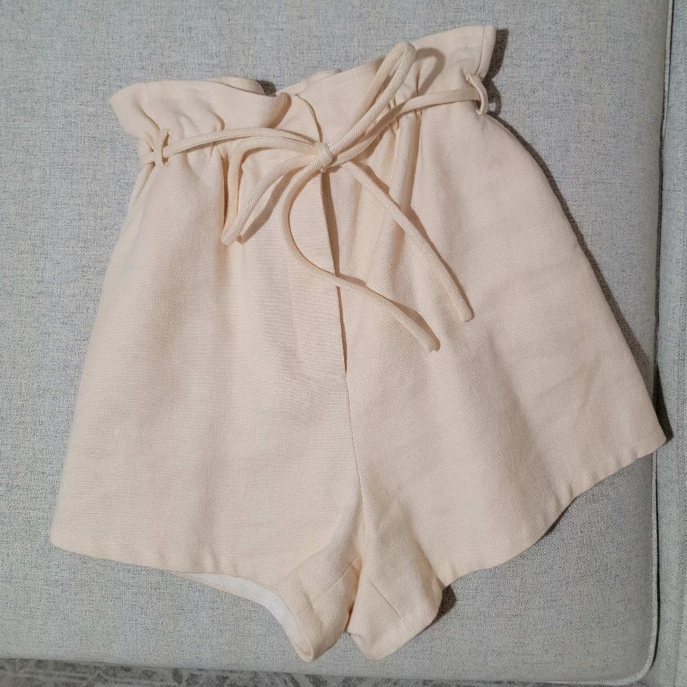 ba&sh Joa Shorts - XS - Off White Cream / Ecru - Picture 3 of 7